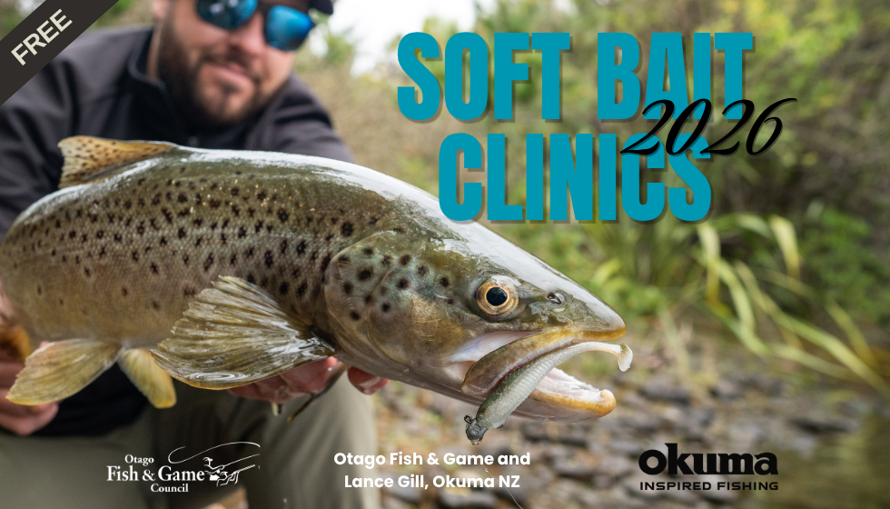 Otago Fish & Game Council Soft Bait Clinic 2026 - Butchers Dam hero image